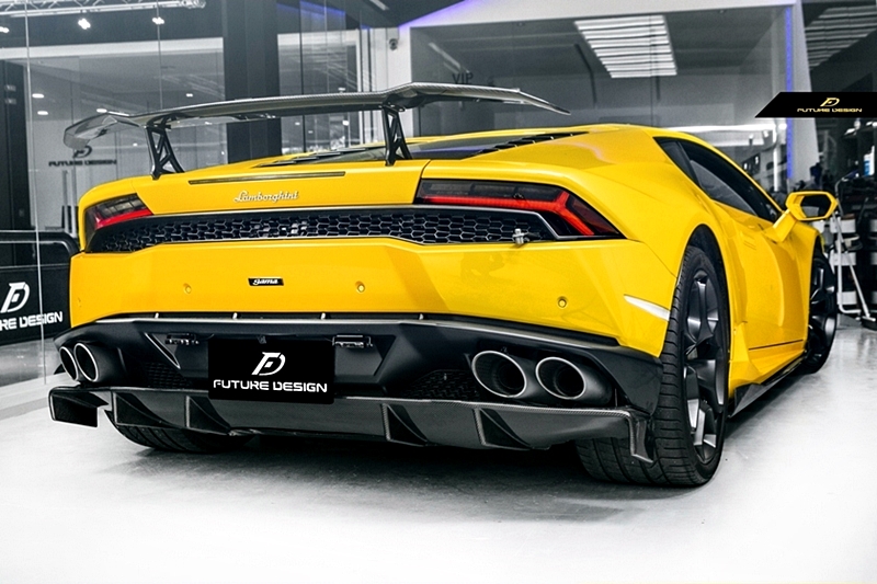 Lamborghini Huracan LP580-2 LP610-4 - VORSTEINER style Carbon Rear Wing_02
